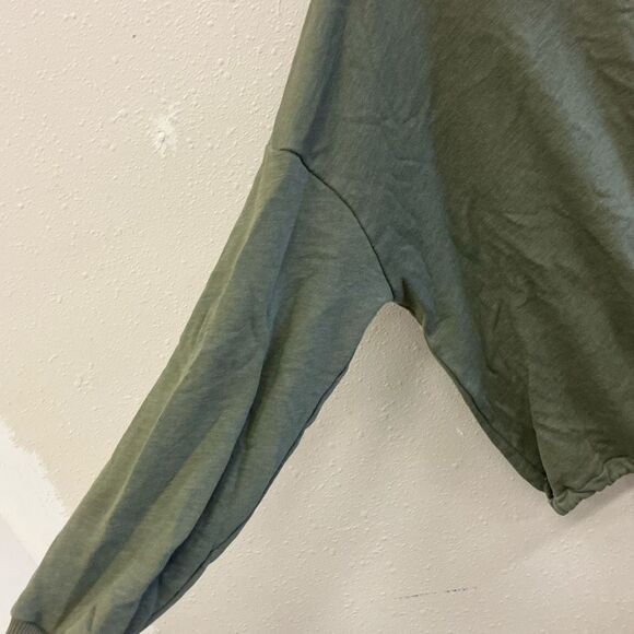 American Eagle Oversized Tie Waist Dolman Sleeve Crewneck XS #642 - Picture 2 of 8